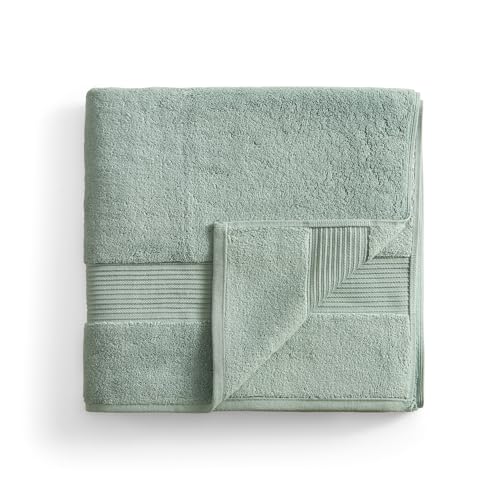 Ted Baker Cotton Bath Towel Soft, Highly Absorbent, 30x56, Sage Green 1 Pc - color: Sage, size: Bath Towel - 1 Piece
