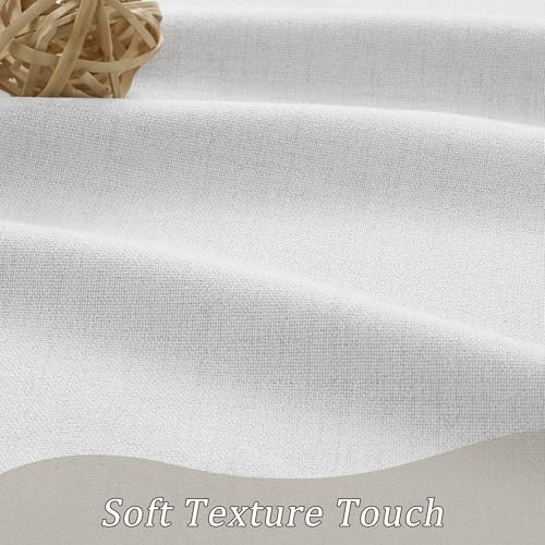 RAIN CITY Snow White Blackout Curtains 2 Panels Set 63 Inches Long 50x63 | Back Tab Rod Pocket Pleated Track Curtains Short Kids Bedroom Classic Curtain Drapes - color: Snow White, size: 50"W x 63"L (Pack of 2)