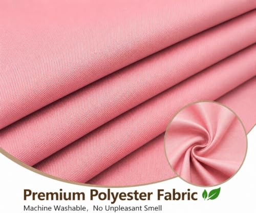BH Home Shower Curtain Polyester Fabric Water Resistant Shower Curtain or Liner. Hotel Collection Quality.(Rose) - color: Rose