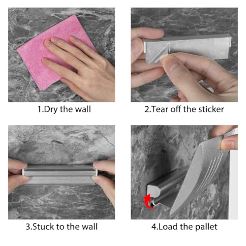 Detachable Soap Dish for Shower, 4 Slot Self-Adhesive Soap Holder for Bathroom, Wall Mounted Shower Soap Holder, Stainless Steel Soap Tray Black - color: Silver Detachable 1pack