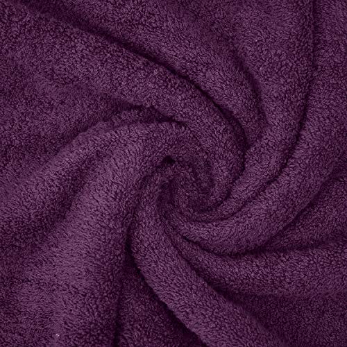 DAN RIVER 2 Pack Bath Sheets Extra Large 35x70, Large Bath Towels for Adults, XL Oversized Heavy Duty Towel Set, 600 GSM 100% Ring Spun Cotton, Soft Quick Dry, Purple Passion - color: Purple Passion