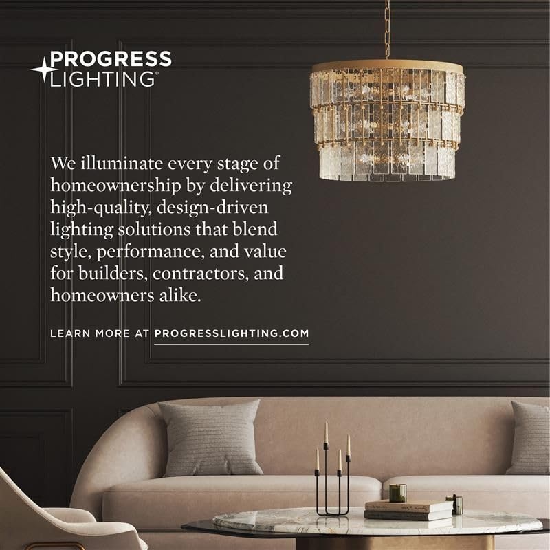 Progress Lighting Replay Collection 48 in. 6-Light Textured Black Etched White Glass Modern Bath Vanity Light - color: Textured Black, size: 6-Light