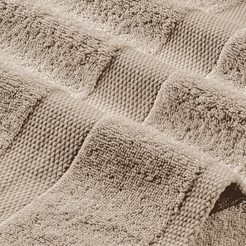 White Classic Luxury Soft Bath Sheet Towels - 650 GSM Cotton Luxury Towels Extra Large 35x70 | Highly Absorbent and Quick Dry | Hotel Quality, Taupe, 2 Pack - color: Taupe, size: Bath Sheets, 2 Pack
