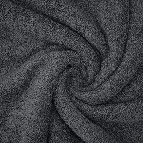 DAN River 2 Pack Bath Sheets Extra Large 35x70, Large Bath Towels for Adults, XL Oversized Heavy Duty Towel Set, 600 GSM 100% Ring Spun Cotton, Soft Quick Dry, Grey - color: Gray, size: Bath Sheet 35x70" (PK 2)
