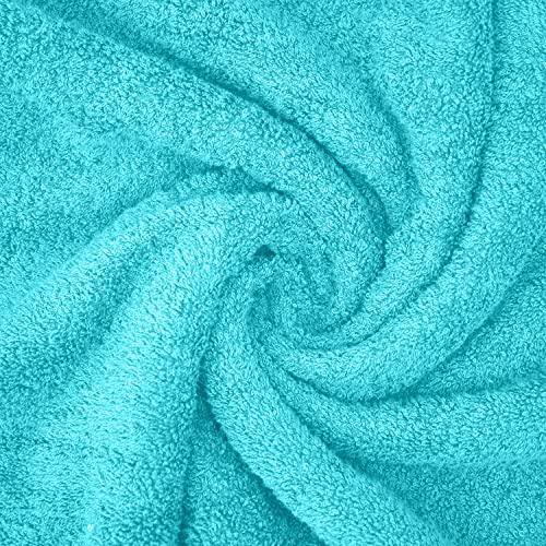 DAN River 2 Pack Bath Sheets Extra Large 35x70, Large Bath Towels for Adults, XL Oversized Heavy Duty Towel Set, 600 GSM 100% Ring Spun Cotton, Soft Quick Dry, Aqua - color: Aqua, size: Bath Sheet 35x70" (PK 2)