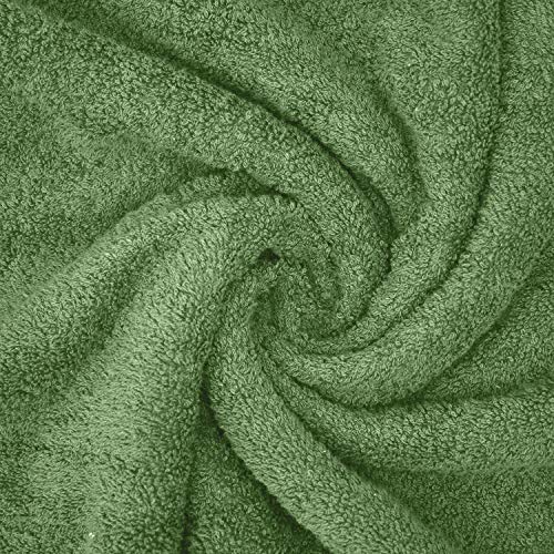 DAN RIVER 2 Pack Bath Sheets Extra Large 35x70, Large Bath Towels for Adults, XL Oversized Heavy Duty Towel Set, 600 GSM 100% Ring Spun Cotton, Soft Quick Dry, Sage Green - color: Sage Green
