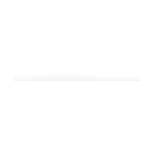 AMADA HOMEFURNISHING Floating Shelves Wall Mounted, 24 x 7 Inch Wall Shelves for Bathroom, Bedroom, Living Room, White Shelves Set of 2 - color: White, size: 24 inches
