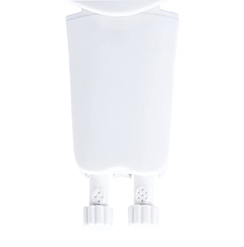 Luxury White Blue - Bidet Attachment for Toilet Seat - Dual Nozzles, Self-Cleaning, Non-Electric Water Sprayer, Save Money On Toilet Paper and Reduce Waste - color: White blue
