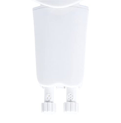 Luxury White Blue - Bidet Attachment for Toilet Seat - Dual Nozzles, Self-Cleaning, Non-Electric Water Sprayer, Save Money On Toilet Paper and Reduce Waste - color: White blue