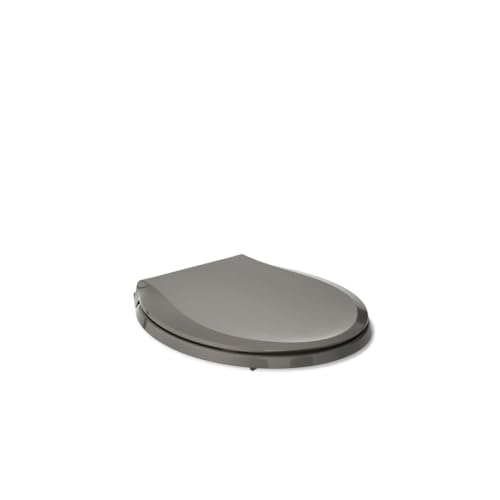 KOHLER 4639-RL-K4 Cachet ReadyLatch Round Toilet Seat Soft Close, Cashmere (Pack of 2) - color: Cashmere, size: Round (Pack of 2)