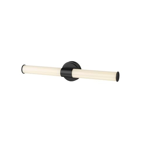 ML Lighting Trumann - 20W 1 LED Bath Vanity-4.7 Inches Tall and 24 Inches Wide-Matte Black Finish - color: Matte Black, size: 24-Inch