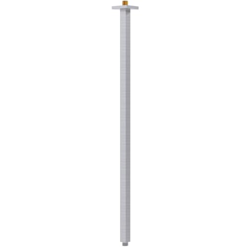 30 Inch Square Ceiling-Mount Shower Riser Pipe Brushed Nickel Extension Rod for Bathroom Stainless Steel Shower Rod for Standard Rain Shower Head Anti-Rust & Corrosion Resistant - color: Brushed Nickel, style: 30inch
