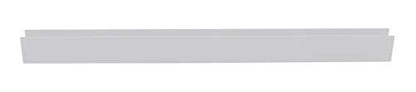 Brixwell SDCD38BS-CCP4 Brushed Stainless 3/8" Fixed Panel Shower Door Deep U-Channel - 4 inch Sample - color: Brushed Stainless Steel, size: 4 Inch - Sample