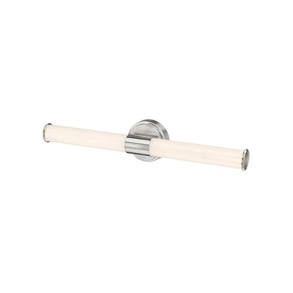 ML Lighting 2221-BN Trumann 1-Light Vanity, LED Brushed Nickel - color: Brushed Nickel, size: 24-Inch