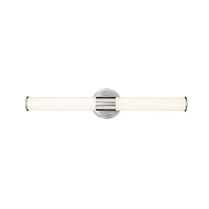 ML Lighting 2221-BN Trumann 1-Light Vanity, LED Brushed Nickel - color: Brushed Nickel, size: 24-Inch
