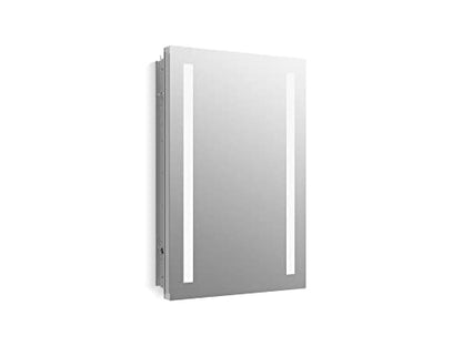 Kohler Verdera 20 in. W x 30 in. H Surface-Mount Lighted Medicine Cabinet - size: 20" W x 30" H, style: Lighted