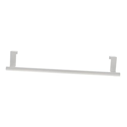 Healifty Stainless Steel Over Door Towel Rack Versatile Towel Storage Holder for Cabinets Bathrooms Accommodates Multiple Towels for Space Saving Areas