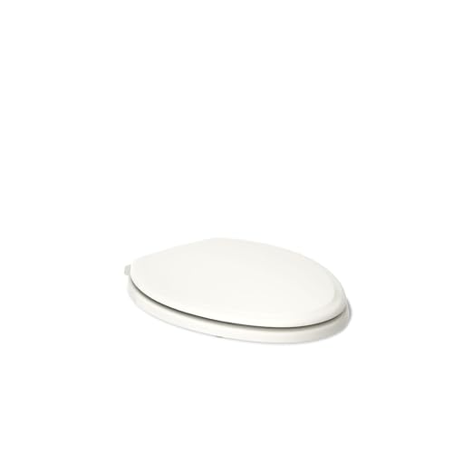 KOHLER 20454-96 Ridgewood Elongated Soft Close Toilet Seat, Quiet Close, Wood Toilet Seat, Home Essentials, Biscuit - color: Biscuit