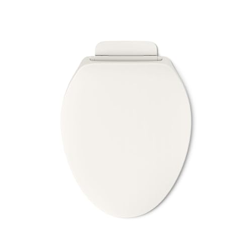 Kohler K-28004-96 Drift ReadyLatch Quiet Close Elongated Toilet Seat, Biscuit - color: Biscuit, size: L 15.0 x W 3.75 x H 21.12 (in.)