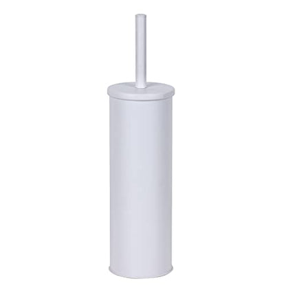 Deep & Sturdy Toilet Bowl Brush with Holder - Durable Scrubbing - Toilet Cleaners - Household Essentials - Bathroom Cleaner - Cleaning Supplies - Household Supplies, Matte White - color: Matte White Reese