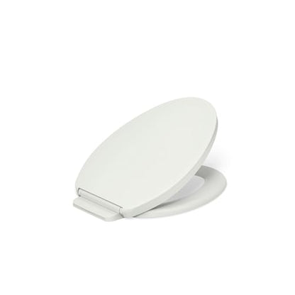 KOHLER K-26801-NY Impro ReadyLatch Quiet Close Elongated Toilet Seat, Dune, Grip-Tight Hardware, Quiet-close Lid Prevents Slamming - color: Dune, size: Elongated