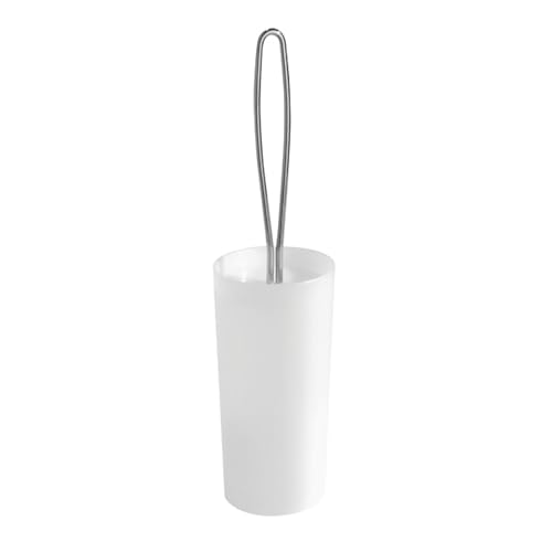 iDesign Toilet Brush and Holder for Bathroom - Clear - color: Clear