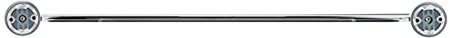 GROHE 40802001 Essentials Double Towel Bar, 24-Inch, Starlight Chrome - color: Starlight Chrome, size: 24 Inch