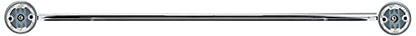 GROHE 40802001 Essentials Double Towel Bar, 24-Inch, Starlight Chrome - color: Starlight Chrome, size: 24 Inch