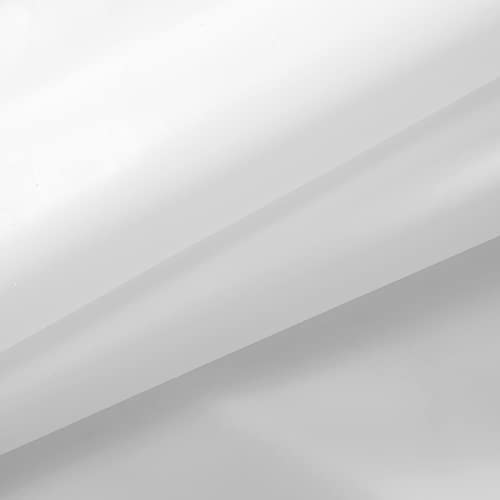 Barossa Design White Shower Curtain Liner Standard Size | Premium PEVA, BPA & PVC Free, No Chemical Smell, Metal Grommets, Lightweight Shower Curtain with 3 Magnets for Bathroom - color: 3a. White, size: 72"W x 72"L (Pack of 1)