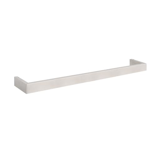Livabber Square Bath Towel Bar, 304 Stainless Steel Towel Rack, Heavy Duty Towel Holder Wall Mounted for Bathroom Accessories, Kitchen, Brushed Nickel (16 Inch) - size: 16 Inch