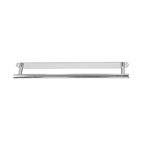 Stainless Steel Self Adhesive Towel Bar, Bathroom Towel Holder Wall Mounted No Drill Installation, Rust Towel Rack for Bath Kitchen Laundry Room (40cm) - size: 40cm