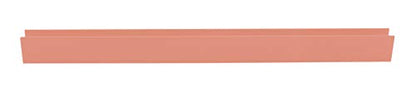 Brixwell SDCD38PC0-CCP4 Polished Copper 3/8" Fixed Panel Shower Door Deep U-Channel - 4 inch Sample - color: Polished Copper, size: 4 Inch - Sample