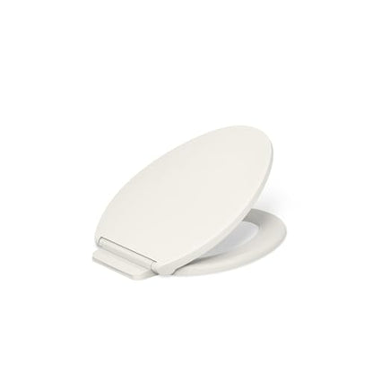 Kohler K-27331-96 Glissade ReadyLatch Quiet Close Elongated Toilet Seat, Biscuit - color: Biscuit, size: ELONGATED