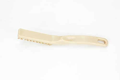 SPARTA Detail Brush Grout Brush, Crevice Brush with Hanging Hole for Bathroom, Kitchens, Countertop, Plastic, 9 Inches, Tan - color: Tan, size: 9 Inches