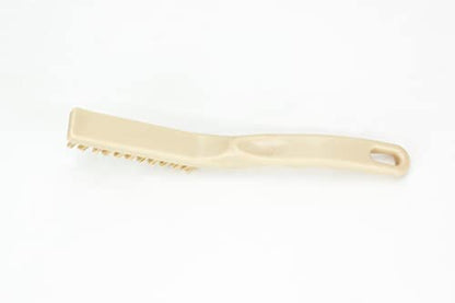 SPARTA Detail Brush Grout Brush, Crevice Brush with Hanging Hole for Bathroom, Kitchens, Countertop, Plastic, 9 Inches, Tan - color: Tan, size: 9 Inches