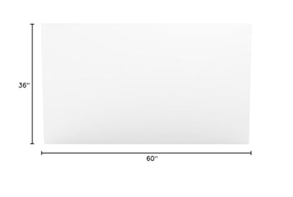 36x60 Inch Rectangle Frameless Bathroom Vanity Mirror with Beveled Edge - Shatterproof Wall Mounted Decorative Glass with Safety Backing for Living Room Bedroom Hallway Entryway - Fab Glass and Mirror - size: 36"L x 60"W, style: Rectangle