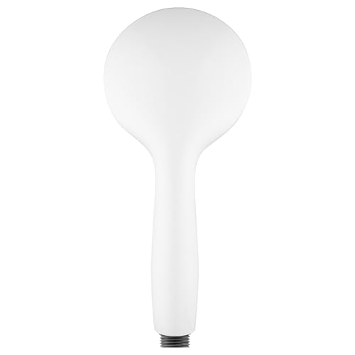 Dura Faucet DF-SA432-WT RV Handheld Shower Wand (White) | RV handheld shower wand with water-saving control. Fits standard RV shower hoses. White finish. - color: White, size: Shower Wand