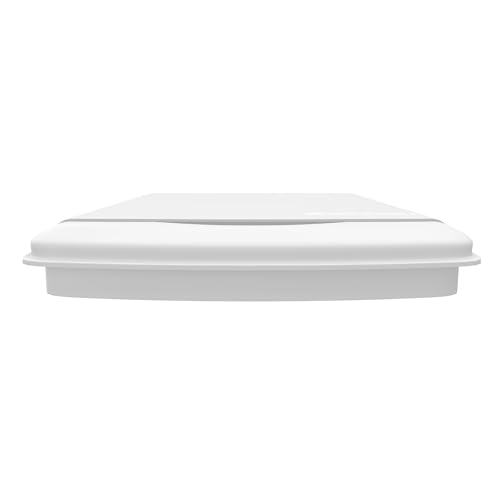 Rev-A-Shelf 35 Qt Under Sink Garbage Can Lid for Base Kitchen and Bathroom Cabinet, Replacement Plastic Trash Bin Lid Only, White, RV-35-LID-1 - color: White, size: 35 QT