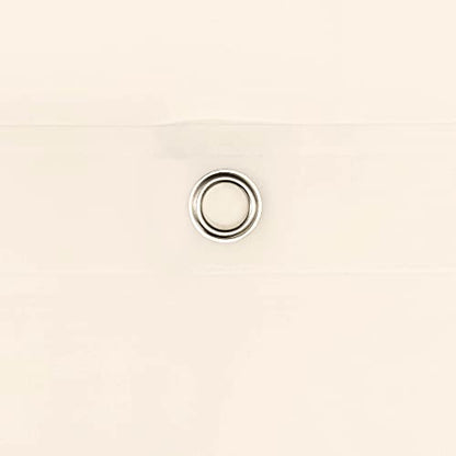 Barossa Design Beige Shower Curtain Liner Standard Size | Premium PEVA, BPA & PVC Free, No Chemical Smell, Metal Grommets, Lightweight Shower Curtain with 3 Magnets for Bathroom - color: Beige, size: 72"W x 72"L (Pack of 1)