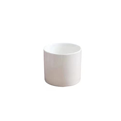 Ceramic mouthwash Cup Simple Home Bathroom Couples wash Brushing Cup Milk Yogurt Breakfast Cup.(White-B) - color: White-b