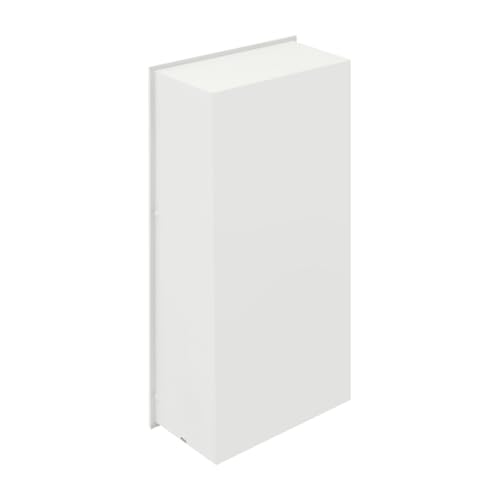 Recessed Toilet Paper Holder in Wall Tissue Toilet Roll Holder Stainless Steel recessed wall Niche Bathroom Toilet Paper Holder with Storage Cabinet for Kitchen Bedroom Hotel (26in-White) - color: 26in-white