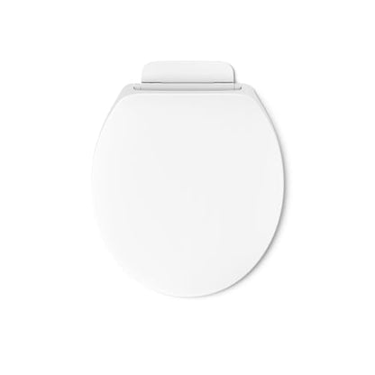 Kohler K-28005-0 Drift ReadyLatch Quiet Close Round Toilet Seat, White - color: White, size: Round