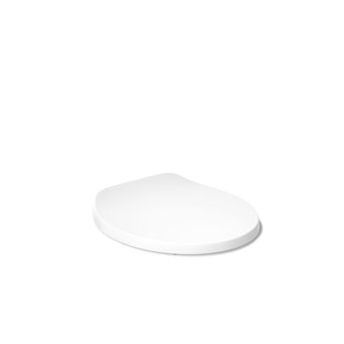 Kohler K-28005-0 Drift ReadyLatch Quiet Close Round Toilet Seat, White - color: White, size: Round