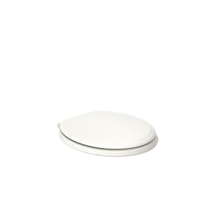 " KOHLER 20455-96 Ridgewood Round Soft Close Toilet Seat, Quiet-Close, Wood Toilet Seat, Home Essentials, Biscuit" - color: Biscuit