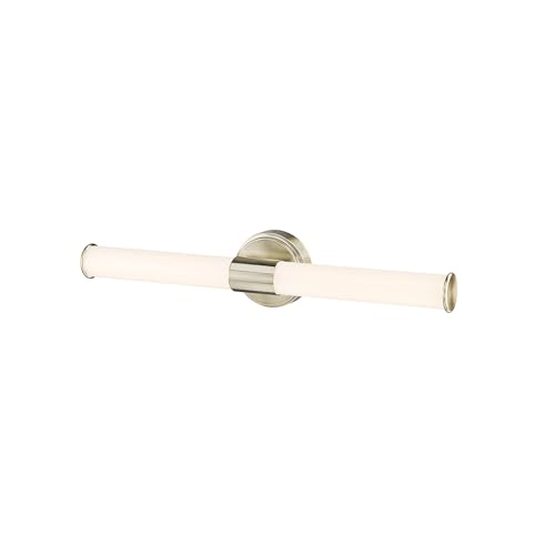 ML Lighting 2221-MG Trumann 1-Light Vanity, LED Modern Gold - color: Modern Gold, size: 24-Inch