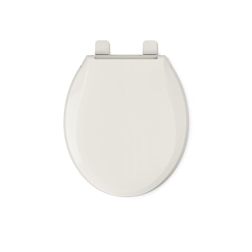 KOHLER 4639-RL-47 Cachet ReadyLatch Round Toilet Seat Soft Close, Almond - color: Almond, size: Round