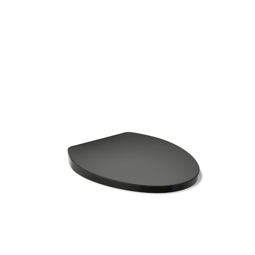 Kohler K-26801-7 Impro ReadyLatch Quiet Close Elongated Toilet Seat, Black - color: Black/Black, size: Elongated
