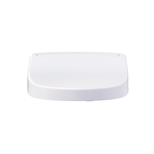 TOTO® WASHLET® S5 Electronic Bidet Toilet Seat with Instantaneous Water Heating, PREMIST and EWATER+ Wand Cleaning, Round, Cotton White - SW3445#01 - color: Cotton White, size: Round