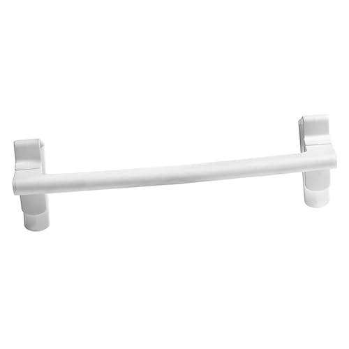 Yosoo No Drill Bath Towel Rack Bathroom Towel Holder Wall Mounted Bar for Kitchen Bathroom with Heavy Duty PP Material Space Saving Design