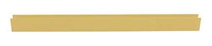 Brixwell SDCD38BGA-CCP4 Brite Gold Anodized 3/8" Fixed Panel Shower Door Deep U-Channel - 4 inch Sample - color: Brite Gold, size: 4 Inch - Sample